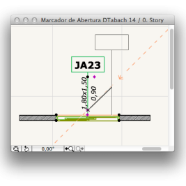 Marcador de abertura